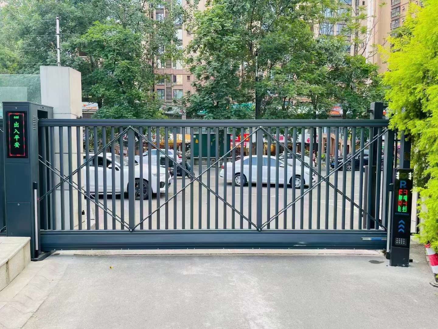 睢宁县电动伸缩门